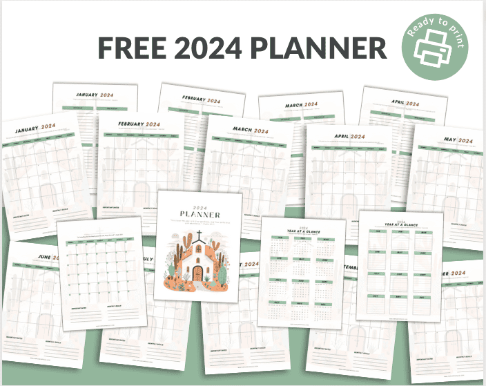 free planner calendar